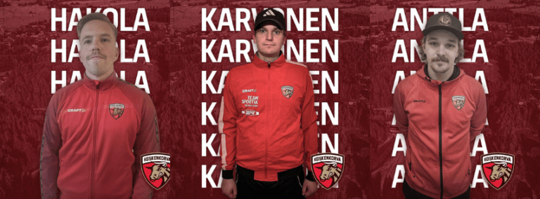 Karvonen, Hakola ja Antila KoU jalostamovalmentajiksi